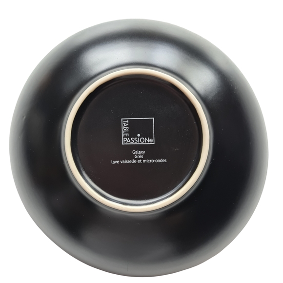 Table Passion Galaxy Grey Geometric Patterned Decorative Serving Bowl - Picture 4 of 6